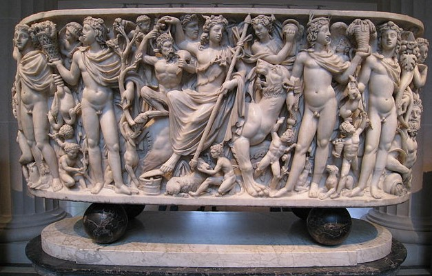 Dionysus sarcophagus, Hellenistic marble sculpture