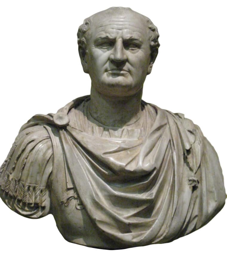 Titus Flavius Sabinus Vespasianus Vespasian Bust