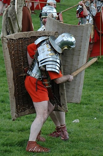 Legionary at practice