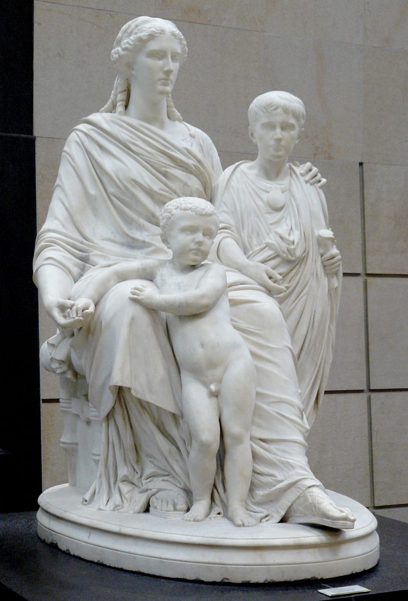 The Gracchus brothers with their mother